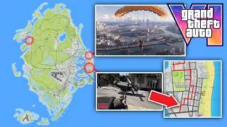Thumbnail: The MAP Locations of NEW GTA 6 Gameplay!