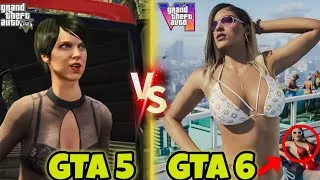 Thumbnail: GTA 5 vs GTA 6 (DIFFERENCE) 🤯 | GTA 6 BOOMING 💥