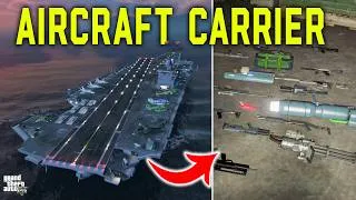 Thumbnail: GTA 5 - Aircraft Carrier Location in Story Mode! ( WIDOWMAKER & all Weapons)