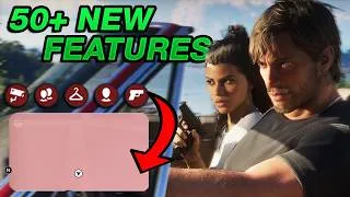 Thumbnail: ALL 50+ NEW Gameplay Features in GTA 6 (Previews Breakdown)