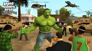 Thumbnail: What Happens if CJ Becomes HULK in GTA SAN ANDREAS?