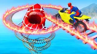 Thumbnail: SPIDER-MAN Ride Motorcycle Challenge Wins Stunt Racing Championship GTA 5 Superheroes Epic Battles