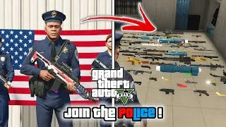 Thumbnail: GTA 5 - How To Join the Police! (Police Uniform, Free Weapons & more)