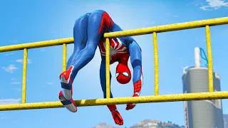 Thumbnail: GTA 5 SPIDERMAN CRAZY JUMPS/FALLS (Spider-Man Gameplay Fails) #23