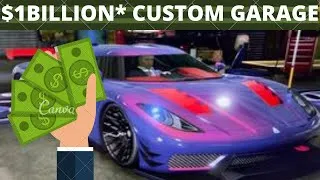Thumbnail: CRAZY ULTIMATE 1BILLION DOLLAR GTA 5 CUSTOM GARAGE TOUR