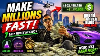 Thumbnail: How to Make MILLIONS Fast in GTA 5 Online! 💰 7 Easy Money Methods