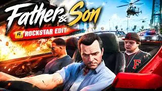 Thumbnail: Father & Son | Michael's Craziest Rescue! | GTA 5 Rockstar Editor Cinematic