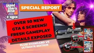 Thumbnail: GTA 6 Pre Order special: New Screenshots + Fresh Gameplay details - GTA 6 O'clock special report