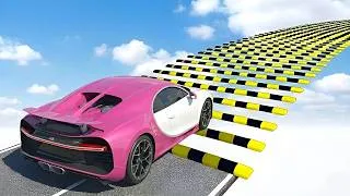 Thumbnail: GTA 5 MONSTER TRUCKS CARS vs 100+ SPEED BUMPS EXPERIMENT (Can Monster Truck Drive Over Speed Bumps?)