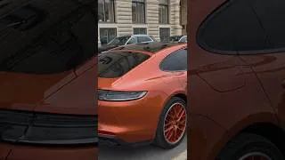 Thumbnail: Nordic Gold (?) With Porsche Excluisve wheels 700 HP Panamera Turbo S. Black calipers