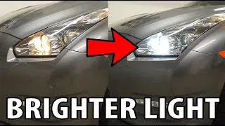 Thumbnail: GTR Headlights are much brighter now with Auxito LED's