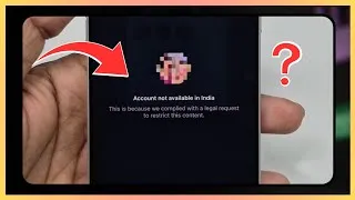 Thumbnail: Instagram Account Not Available In India | This Is Because We Complied With A Legal Request Meaning