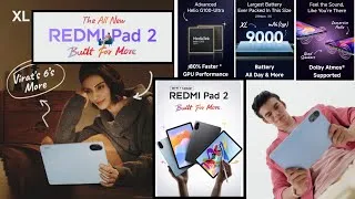 Thumbnail: Redmi Pad 2😱🔥🔥| Unboxing & Review🔥🔥#redmi#redmipad2#tablet#tech#unboxing#review #shortvideo#viral#yt