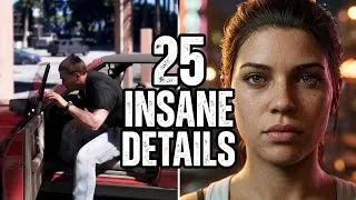 Thumbnail: GTA 6 Extended Look | 25+ INSANE Details You MISSED 🔥