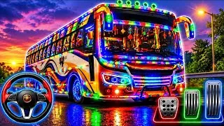 Thumbnail: Euro Bus Simulator GameBus IndonesiaBus Simulator Coach Driving 3D#new #bussimulatorindones part-286
