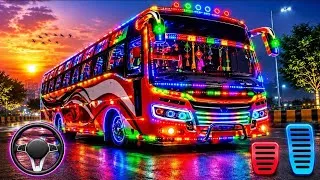Thumbnail: Euro Bus Simulator GameBus IndonesiaBus Simulator Coach Driving 3D#new #bussimulatorindones part-281