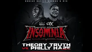 Thumbnail: Theory Truth vs Philly Haze - INSOMNIA - UBG/GTX Rap Battle