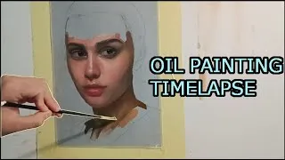 Thumbnail: OIL PAINTING TIME-LAPSE||"Amelia" oil on paper
