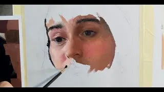 Thumbnail: OIL PAINTING TIME-LAPSE|| "Melissa" oil on paper
