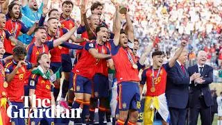 Thumbnail: Trump and Infantino booed at World Cup final
