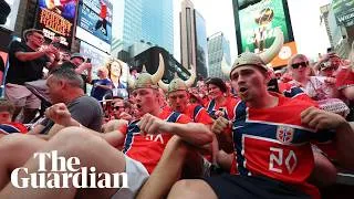 Thumbnail: Norway's Viking row takes over the World Cup