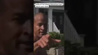 Thumbnail: David Goggins asks you to live among distractions  #shorts #Viral #DavidGoggins