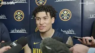 Thumbnail: KJ Simpson taking draft picks UNDER HIS WING for Nuggets summer league...