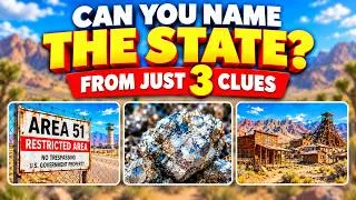 Thumbnail: Can You Name All 50 US States From Just 3 Clues? 🇺🇸 US Geography Quiz 🗽