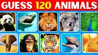 Thumbnail: Guess 120 Animals in 3 Seconds 🦅🦦| Easy, Medium, Hard, Impossible