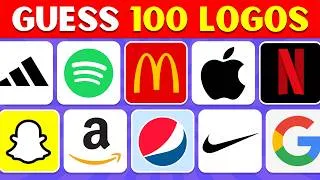 Thumbnail: Guess the Logo in 3 Seconds | 100 Famous Logos | Logo Quiz 2026