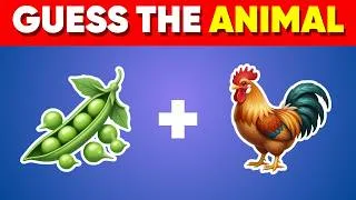 Thumbnail: Can You Guess The ANIMAL By Emoji 🐵🐱Emoji Quiz | Animal Quiz Game