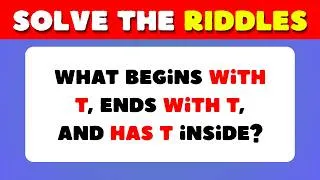 Thumbnail: 99% Fail These Riddles! 😱 Can You Solve All 40? | Only Geniuses Can Solve This Brain Teaser Quiz