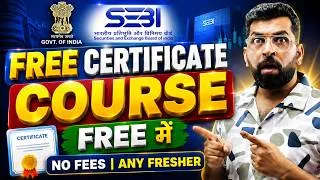 Thumbnail: Free Certification Course by SEBI | SEBI Investor Certification Examination by NISM | Govt Course