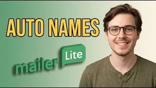 Thumbnail: How to Automate Receiver Name in Emails Using Mailerlite [2026 Easy Guide]