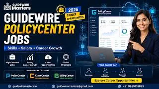 Thumbnail: Guidewire PolicyCenter Jobs 2026 | Career Opportunities Explained