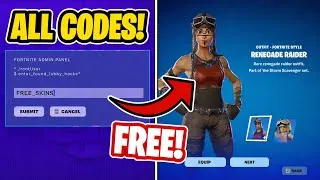 Thumbnail: BEST ADMIN PANEL CODES IN FORTNITE! (HOW TO GET ALL FREE SKIN LOBBY HACK CODES)