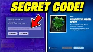 Thumbnail: HOW TO GET CHEAT MASTER KLOMBO SPRITE ADMIN PANEL CODES IN FORTNITE!
