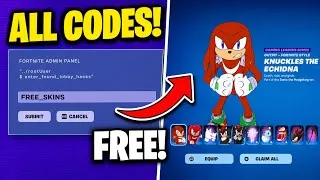 Thumbnail: ALL ADMIN PANEL CODES IN FORTNITE! (LOBBY HACK CODES FOR FREE SKINS, SPRITES & GIZMOS)
