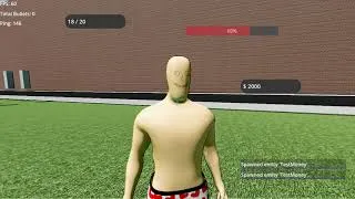 Thumbnail: Testing player models in godot multiplayer
