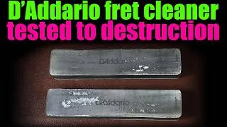 Thumbnail: UPDATE,  D'Addario fret cleaner tested to destruction & how many guitar frets will they clean