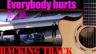 Thumbnail: Everybody hurts by R.E.M.  Backing tracks for fingerstyle guitar
