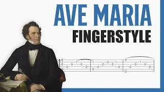Thumbnail: Ave Maria - Franz Schubert (v3) | TAB Fingerstyle for Guitar
