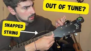 Thumbnail: How to Tune Your Guitar for Beginners (Tuners, Apps, and Broken Strings)