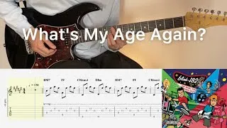 Thumbnail: blink-182 - What's My Age Again? (guitar cover with tabs & chords)