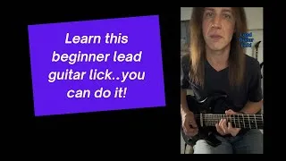 Thumbnail: Lead guitar blues lick…quick lesson!