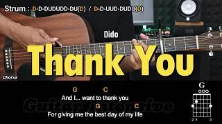 Thumbnail: Thank You - Dido | EASY Guitar Tutorial with Chords - Guitar Lessons