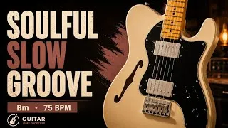 Thumbnail: Soulful Slow Groove Backing Track | B Minor | 75 BPM | Bill Withers Style