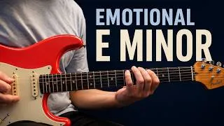 Thumbnail: Emotional Guitar Backing Track in E Minor | 73 BPM