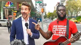 Thumbnail: Will This NBC Reporter Actually Sing on the Street?