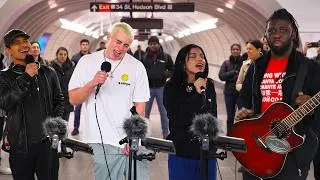 Thumbnail: I Made Random People Sing in the Subway for the First Time